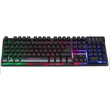 K9 Siyah USB Gökkuşağı Renkli Aydınlatmalı Q Standart Gaming